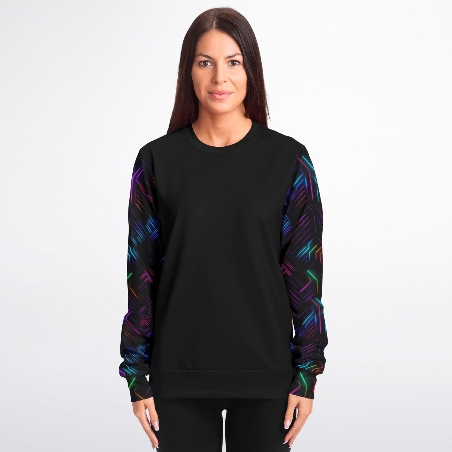 Neon Lights Crew Sweatshirt - AOP D3