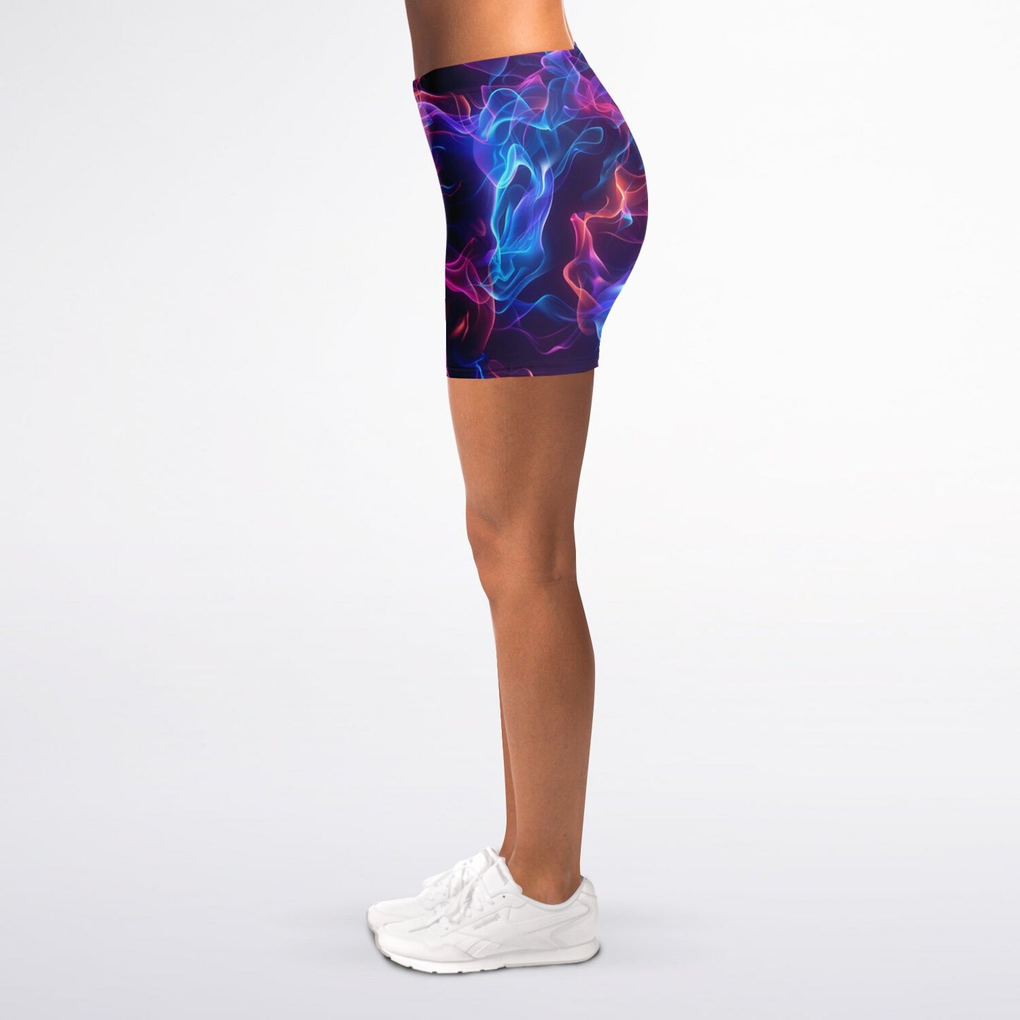 Neon Smoke Legging Shorts - AOP D7