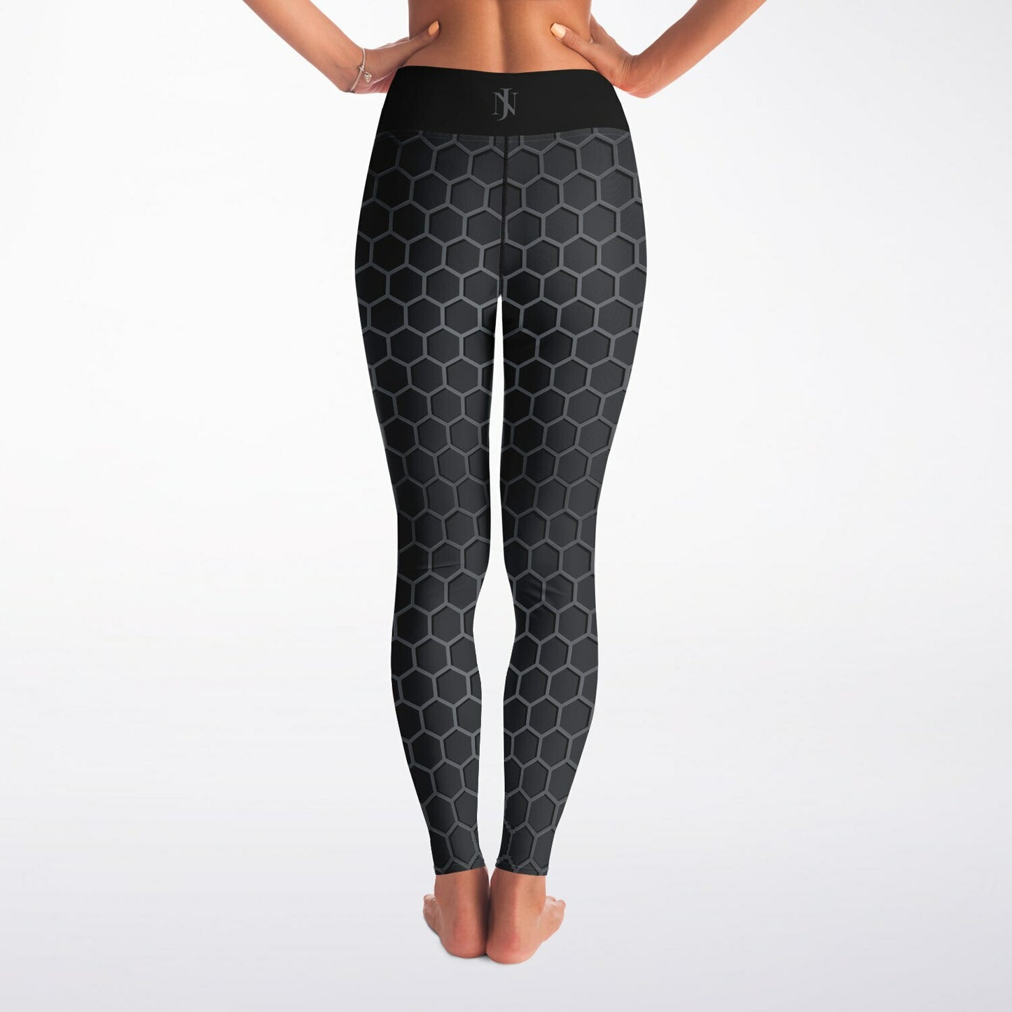 Black Carbon Yoga Leggings