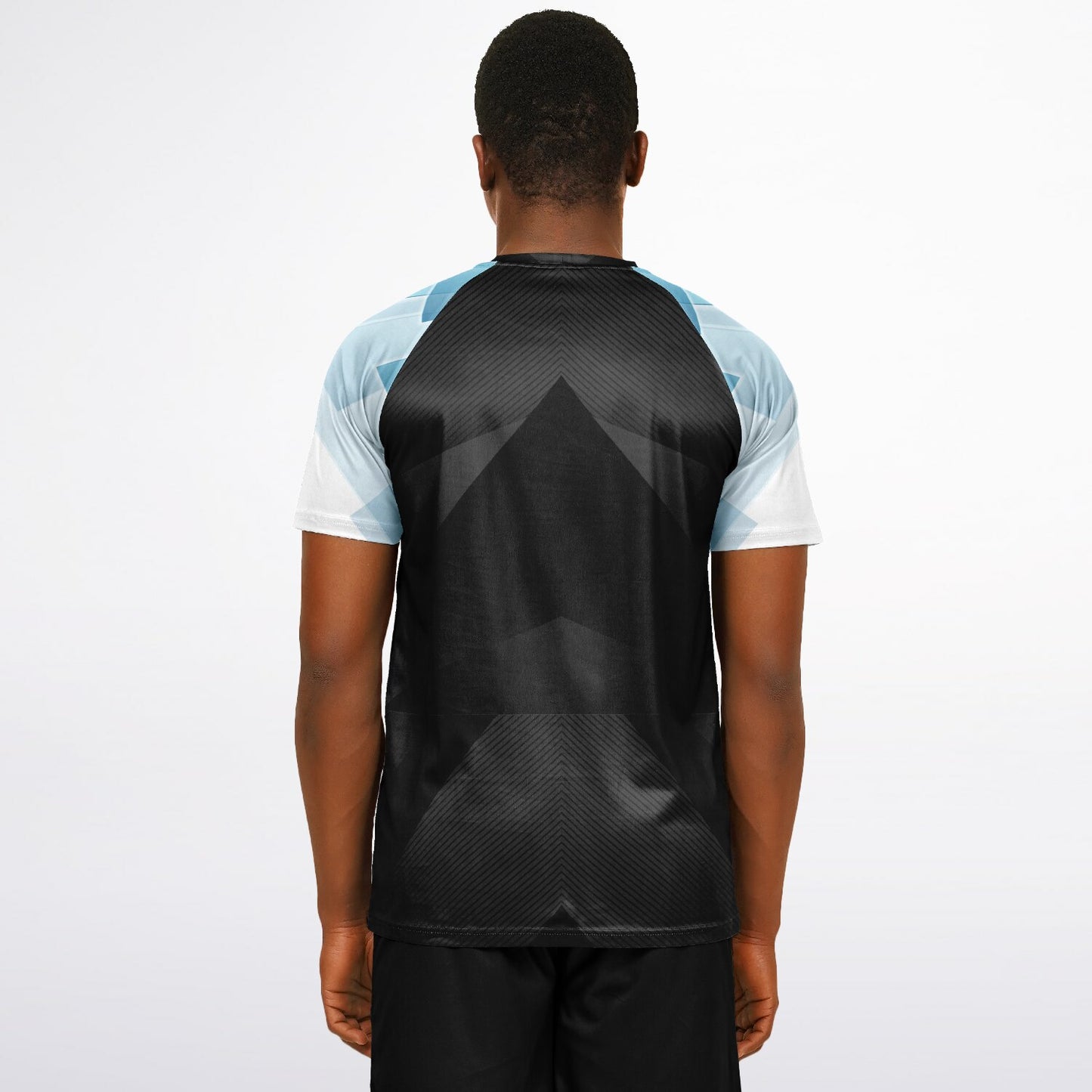 Carbon Arrow Blue Ice sleeve's Men's Active Wear Jersey