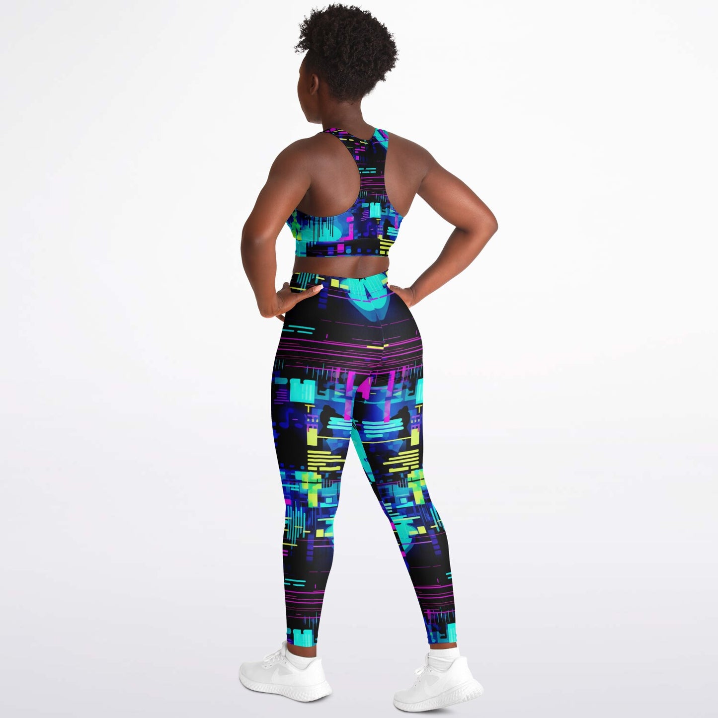 Neon 4 Padded Sports Bra & Leggings -