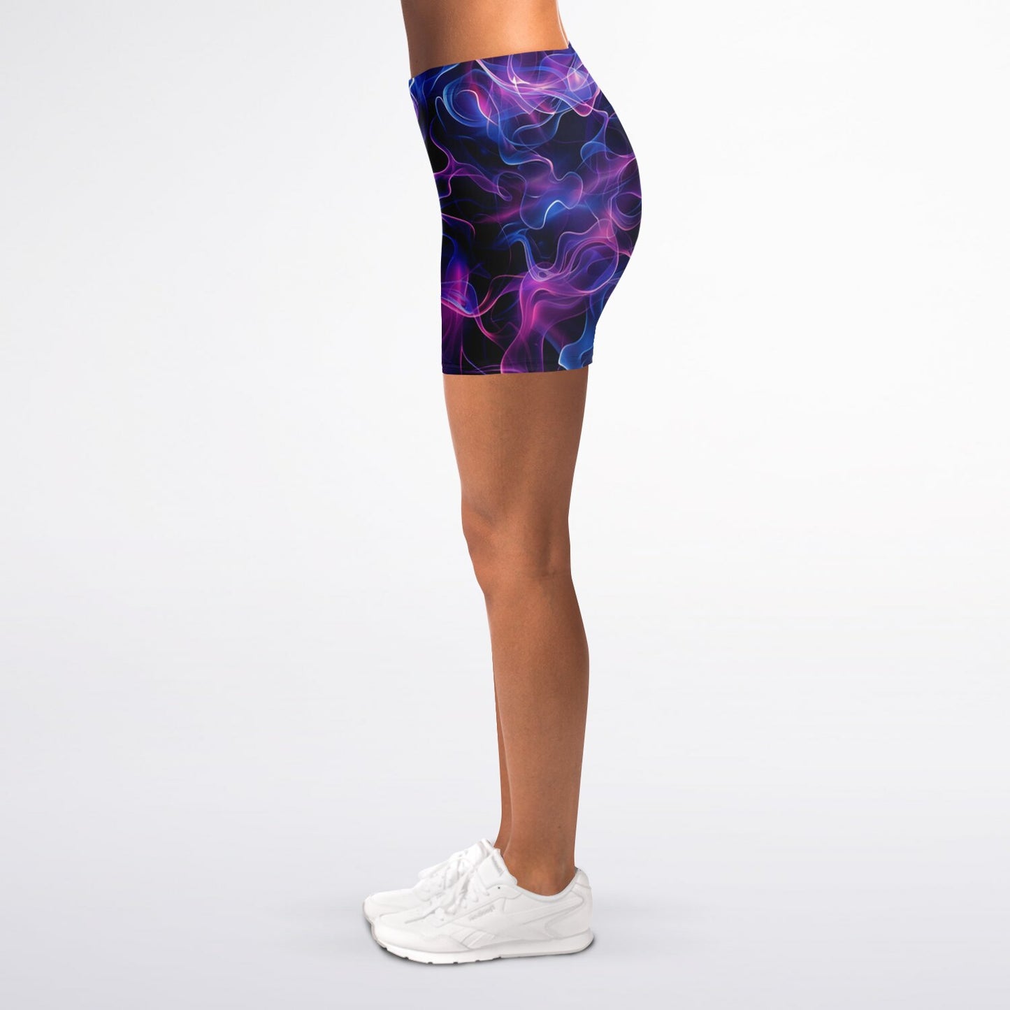 Neon Smoke Legging Shorts - AOP D8