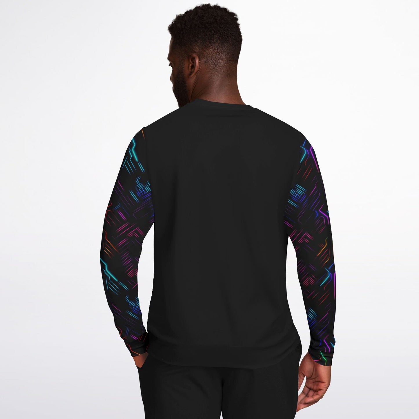 Neon Lights Crew Sweatshirt - AOP D3