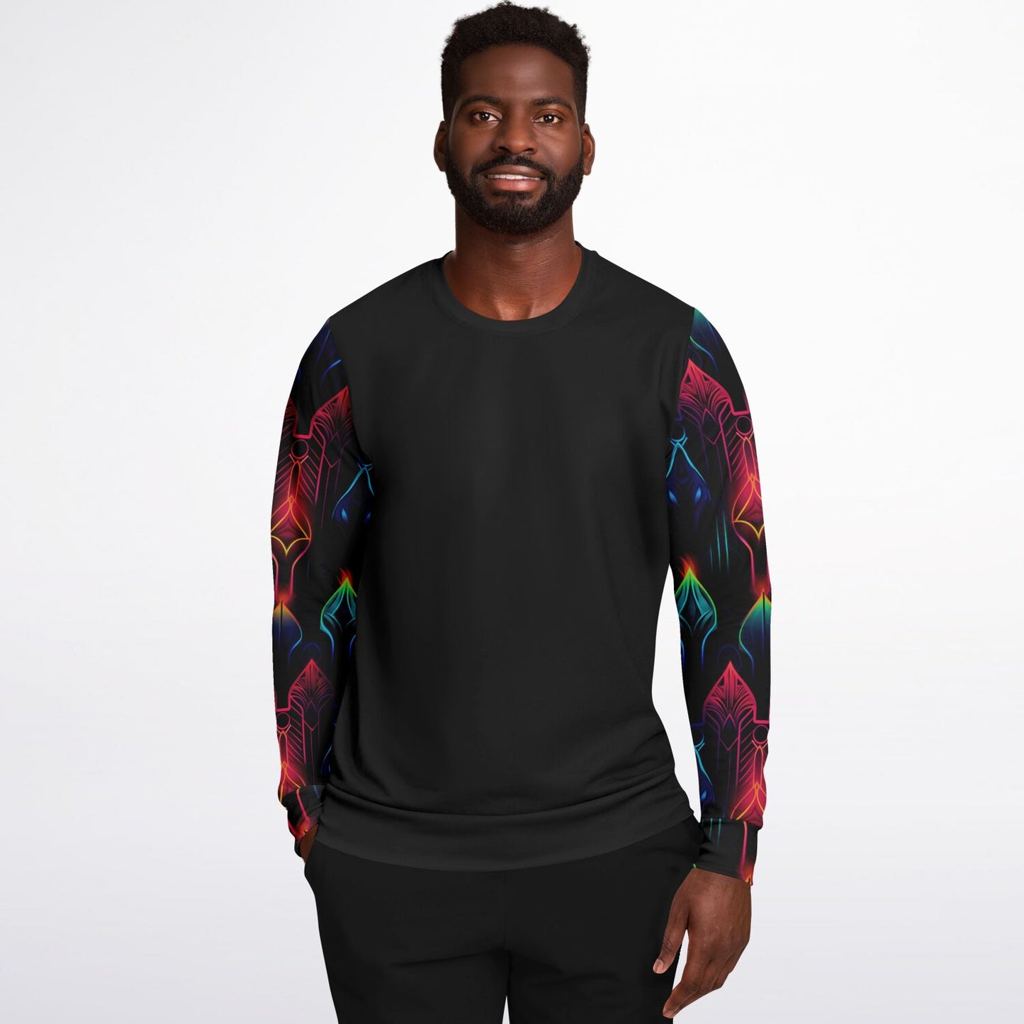 Neon Lights Crew Sweatshirt - AOP D2