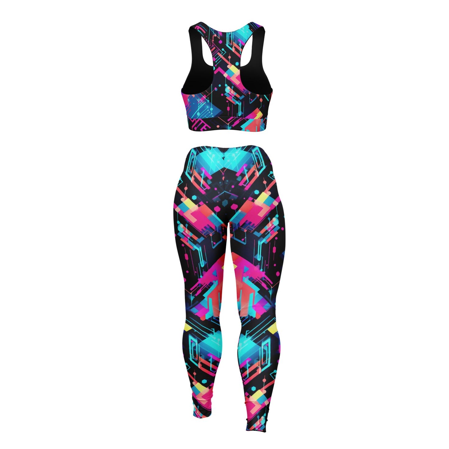 Neon 1 Padded Sports Bra & Leggings -