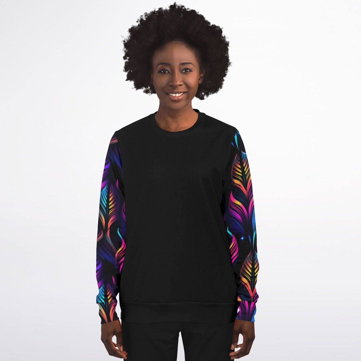 Neon Lights Crew Sweatshirt - AOP D1