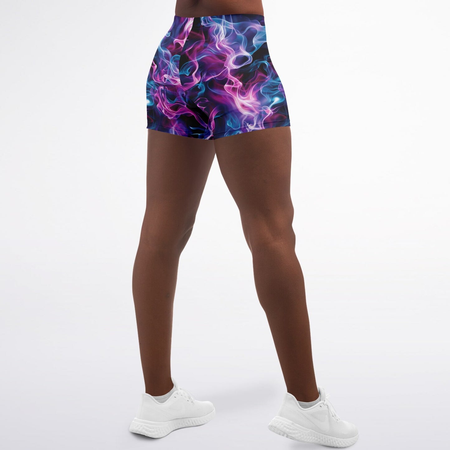 Neon smoke Legging Shorts - AOP D11