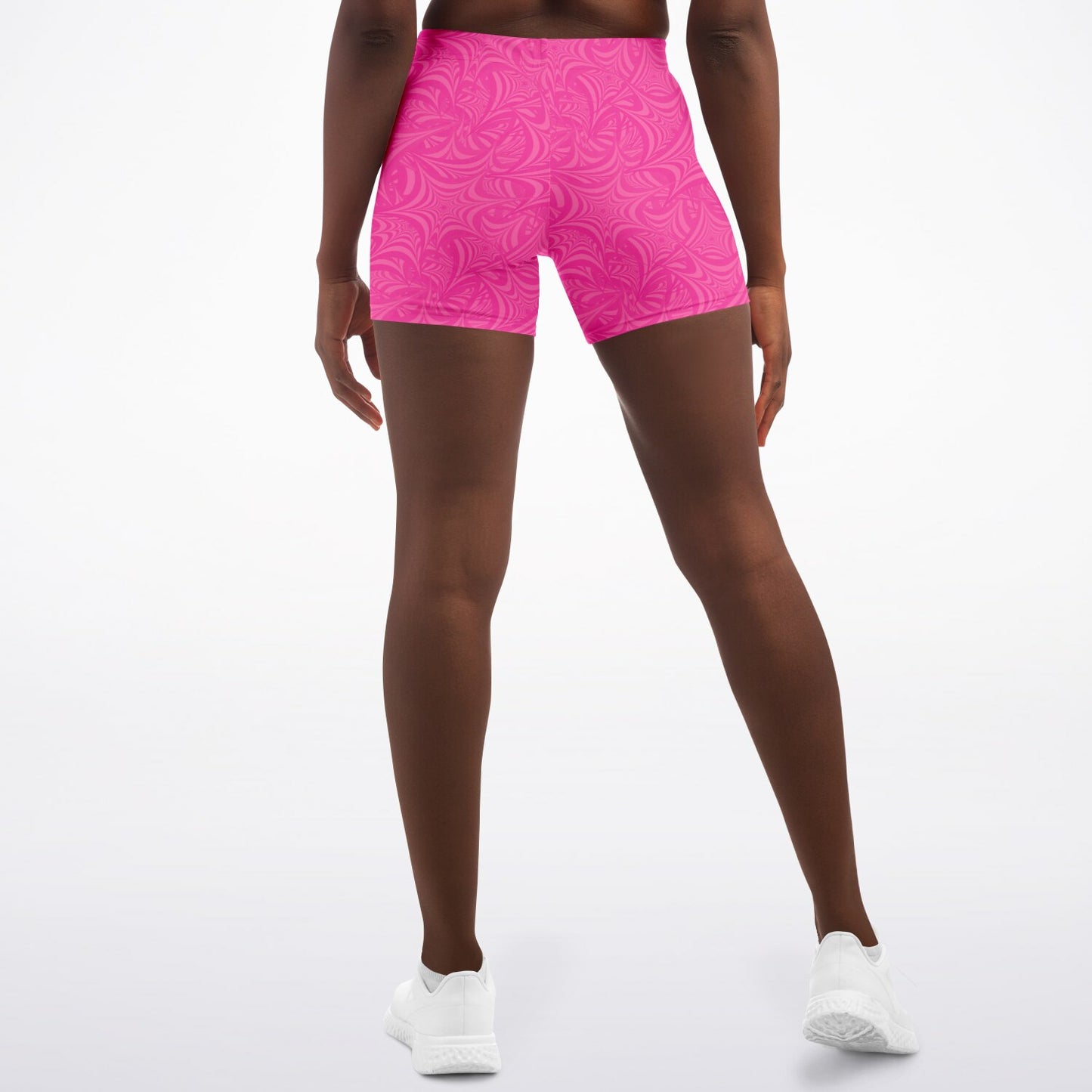 Pink stars Legging Shorts - AOP