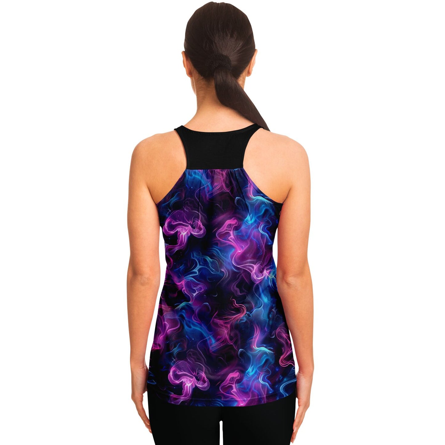 Neon Smoke Racerback Tank Top - AOP D6
