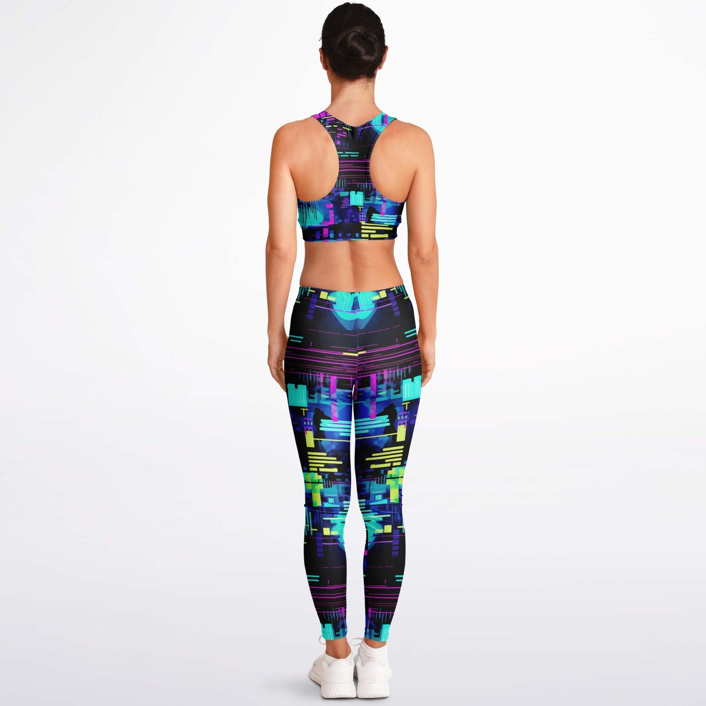Neon 4 Padded Sports Bra & Leggings -