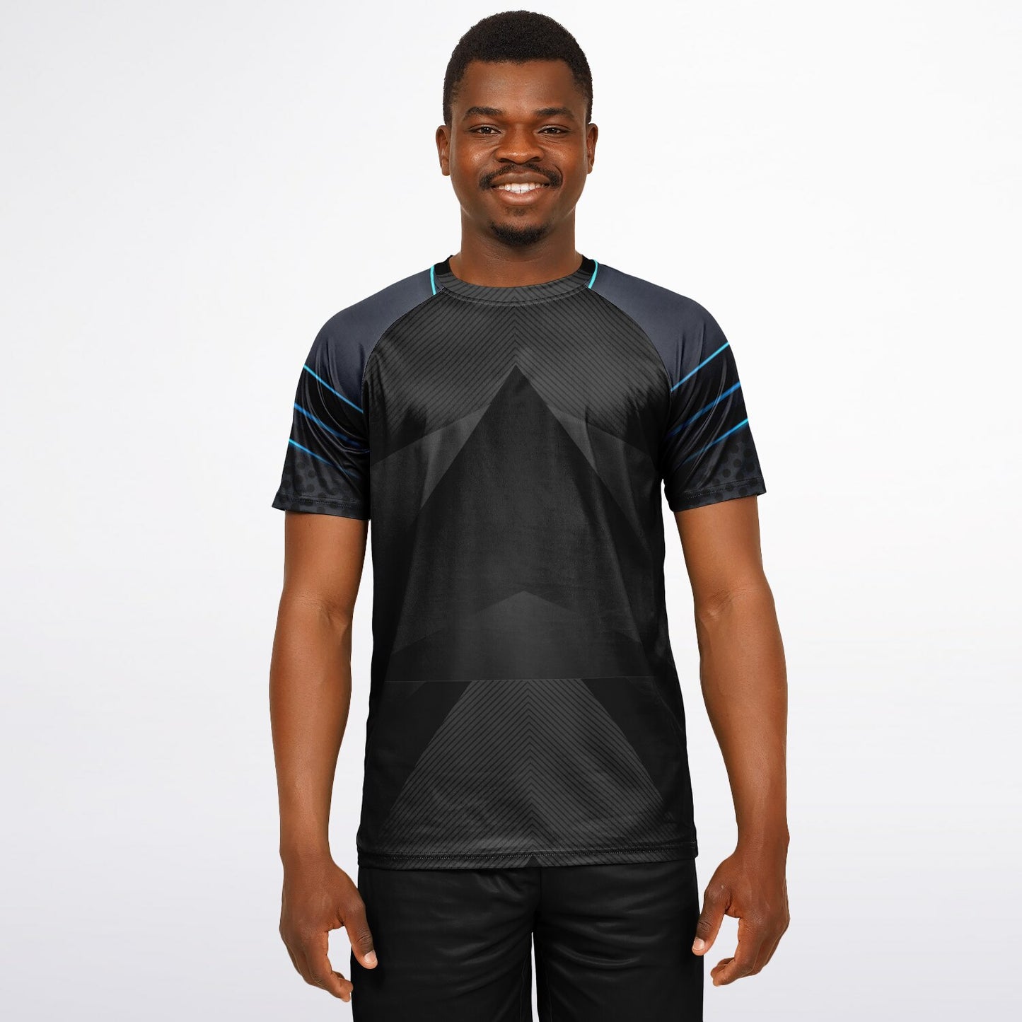 Carbon Arrow with Blue lines Active Wear Jersey