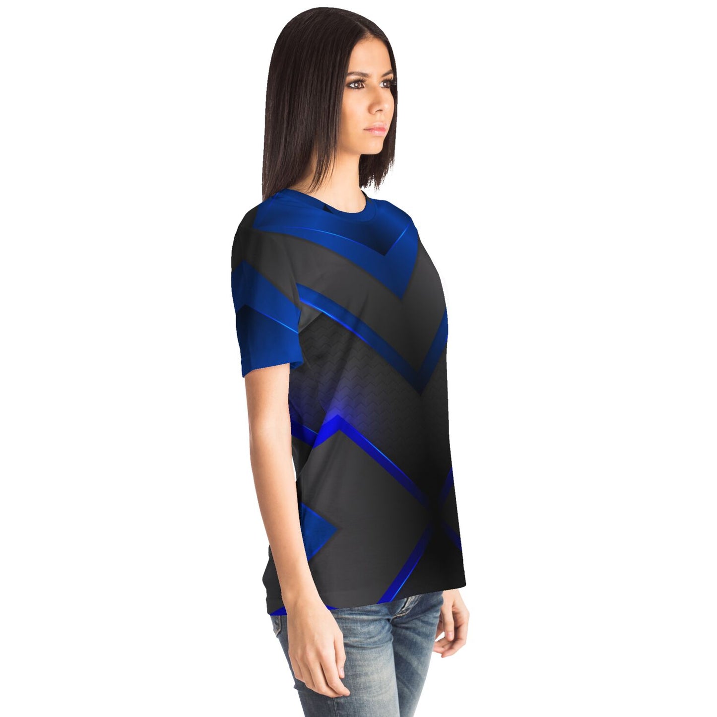 Black and Blue vector T-shirt