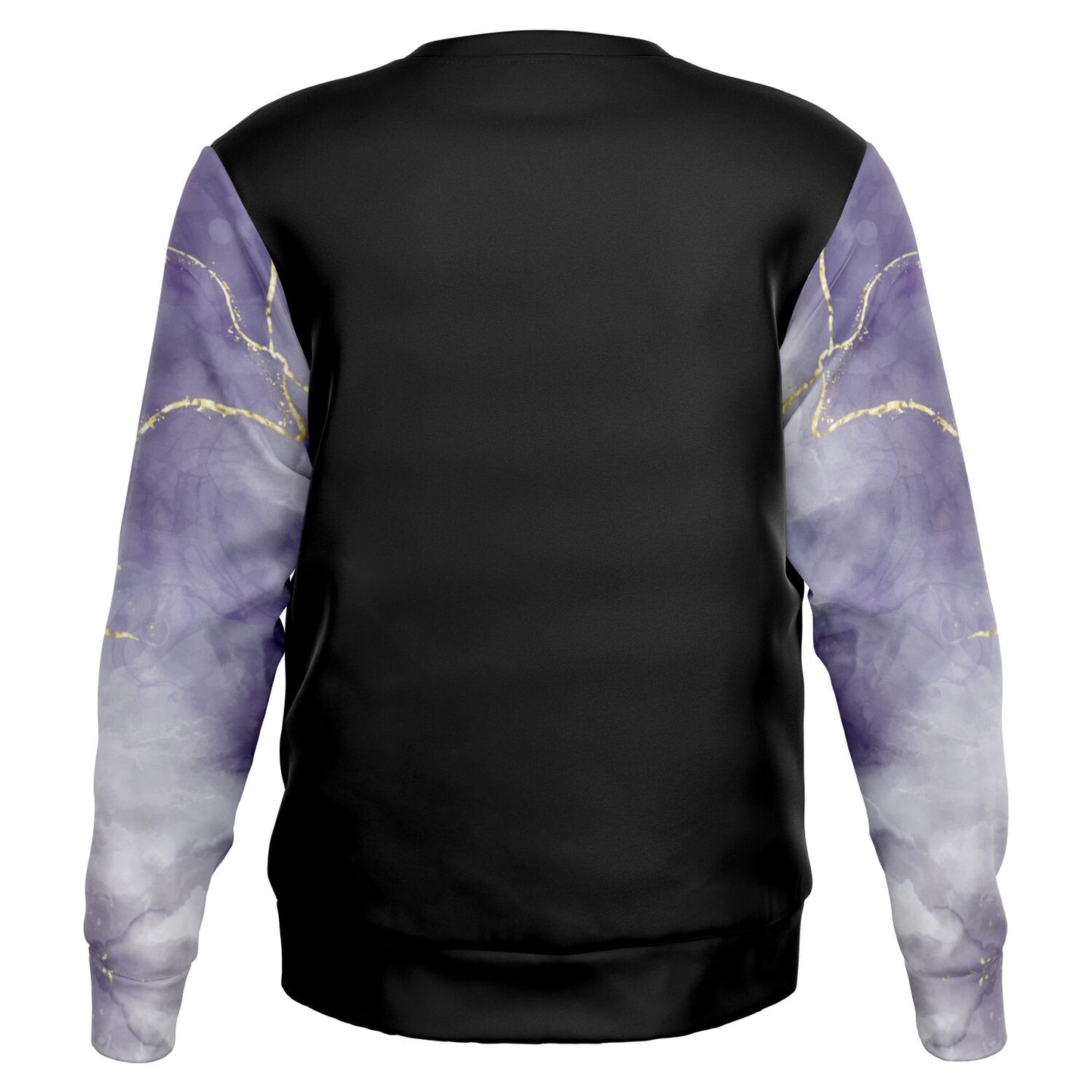 RN Crew Sweatshirt - Black, Dark Purple with gold- Gold text