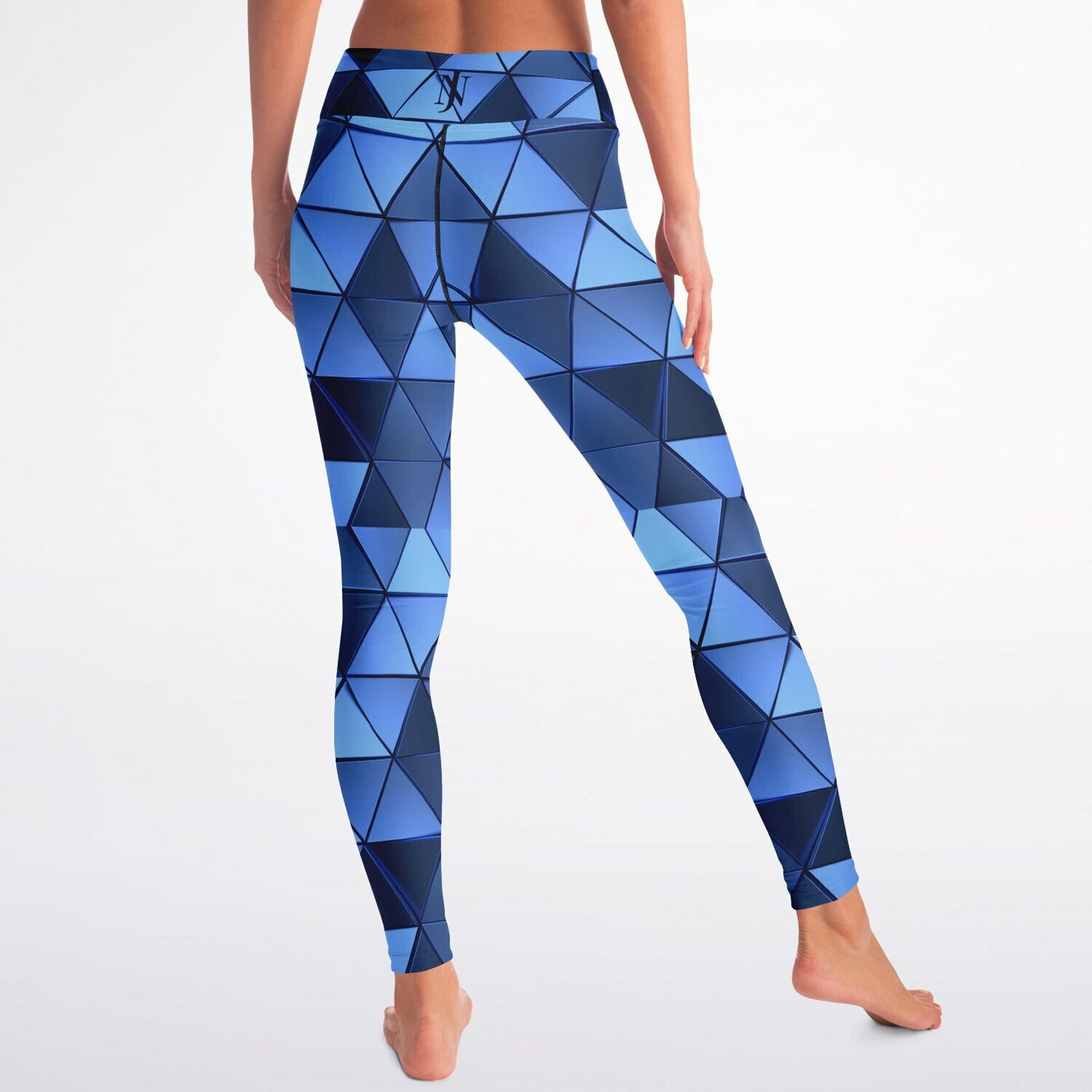 Blue Diamond Yoga Leggings -