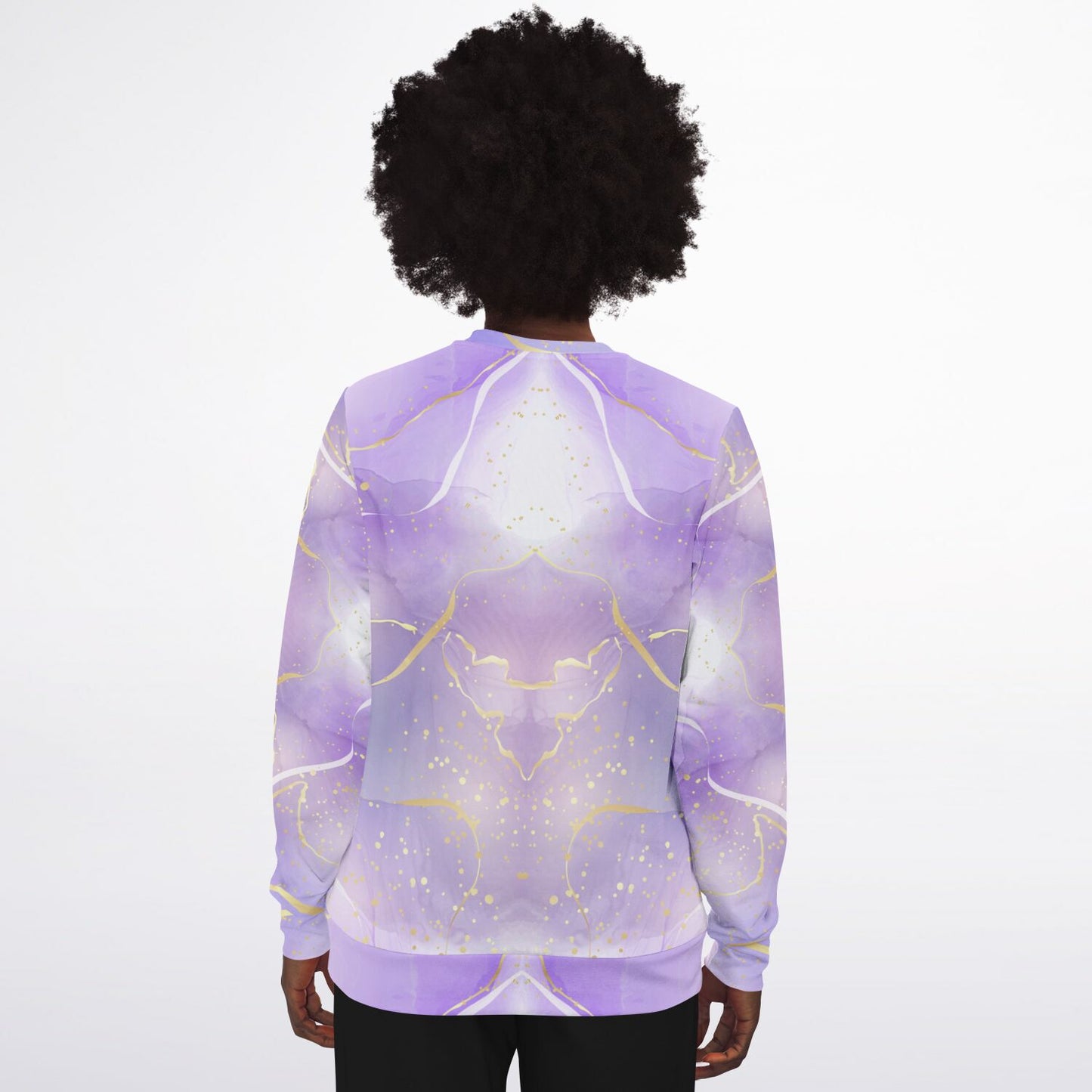 Crew Sweatshirt - Purple with gold