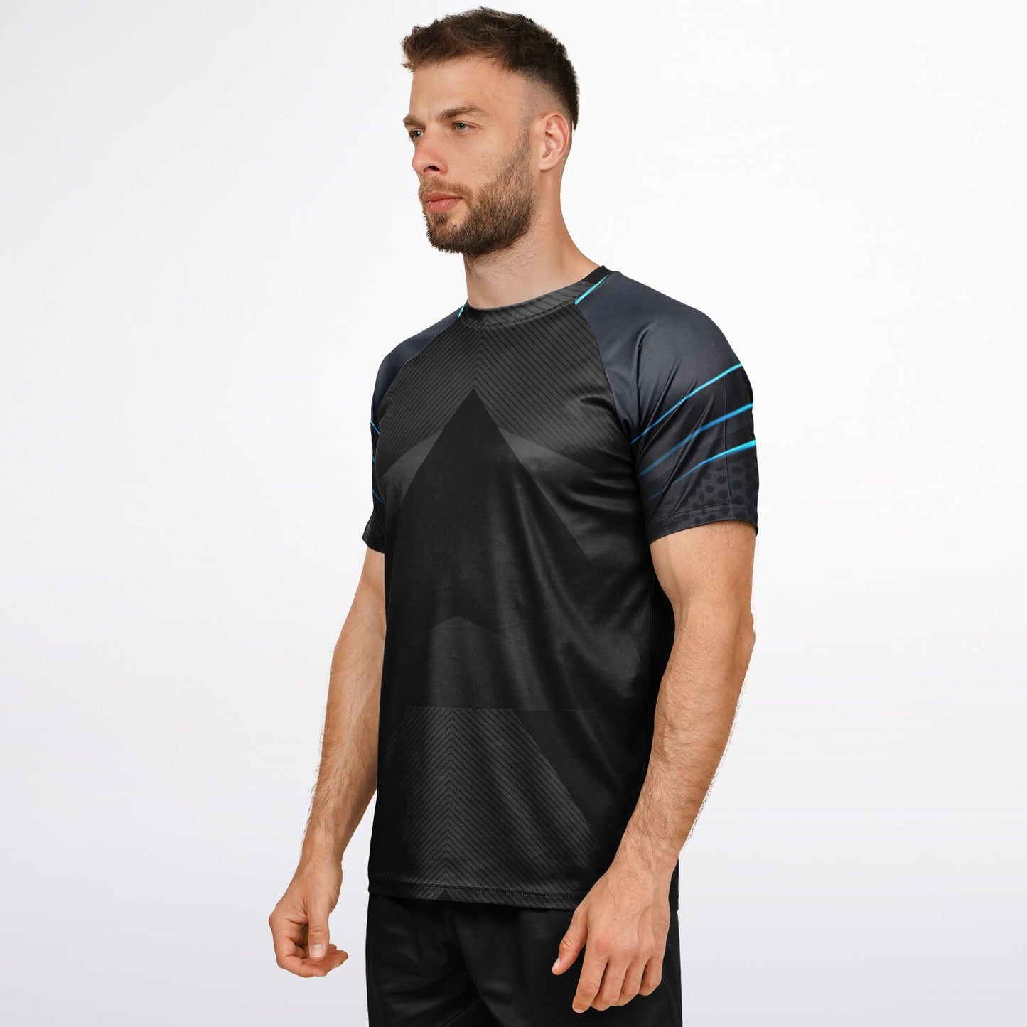 Carbon Arrow with Blue lines Active Wear Jersey