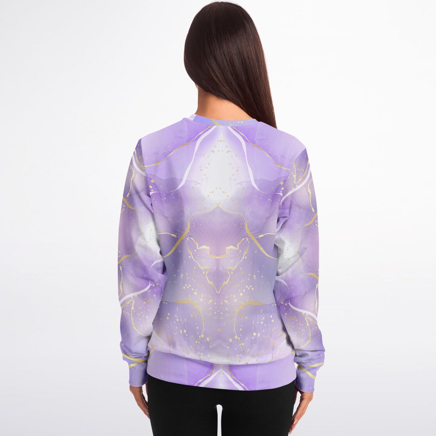 Crew Sweatshirt - Purple with gold