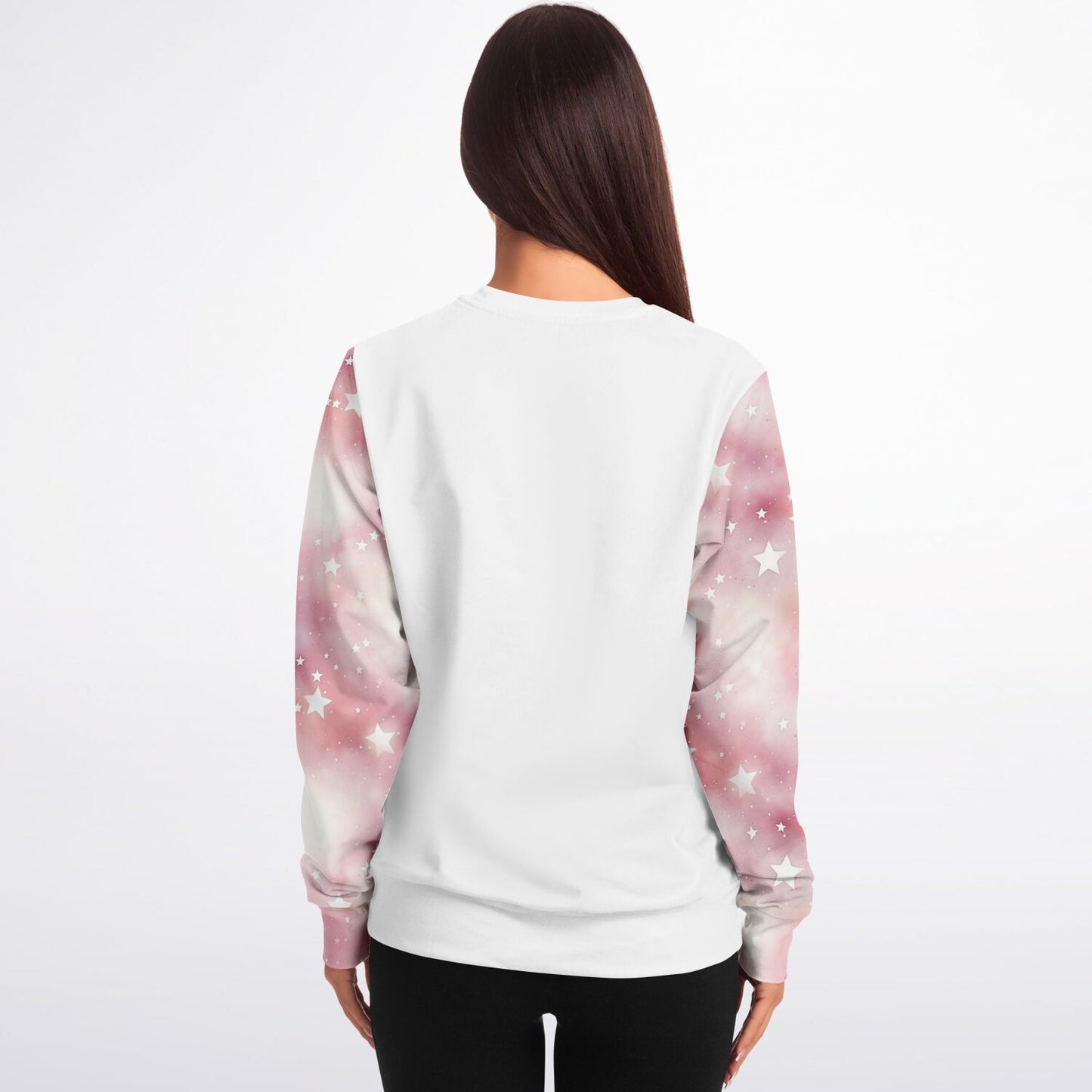 MICU Pink Star Crew Sweatshirt - AOP