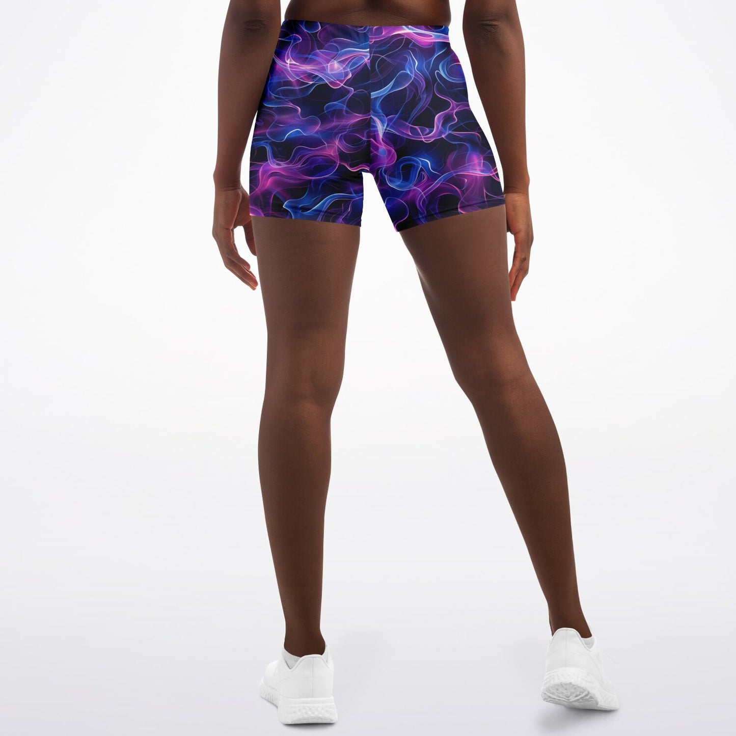 Neon Smoke Legging Shorts - AOP D8