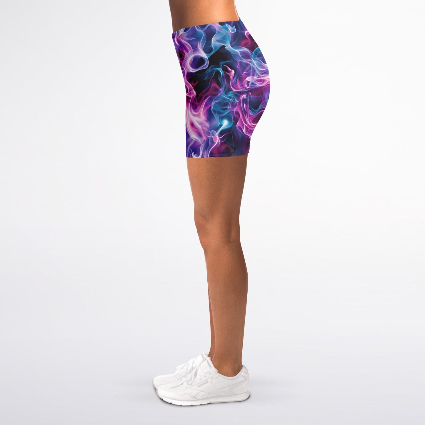 Neon smoke Legging Shorts - AOP D11
