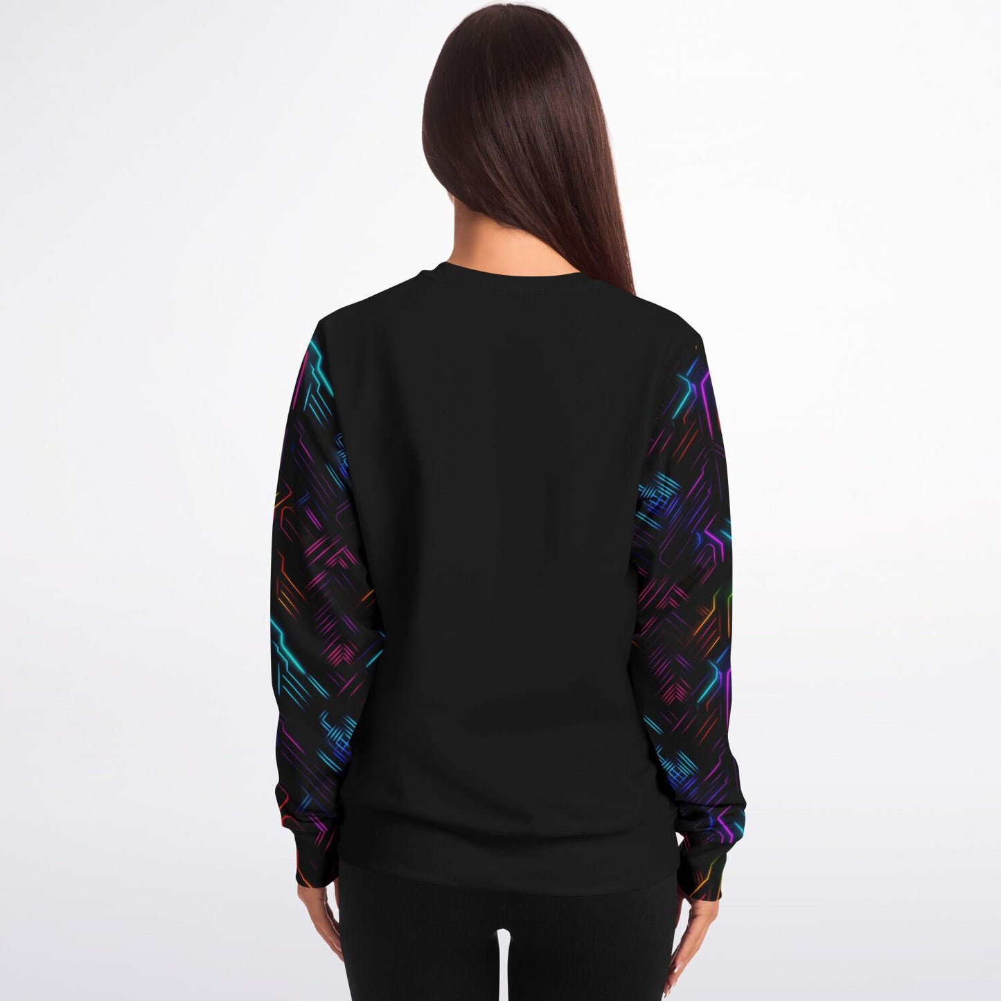 Neon Lights Crew Sweatshirt - AOP D3