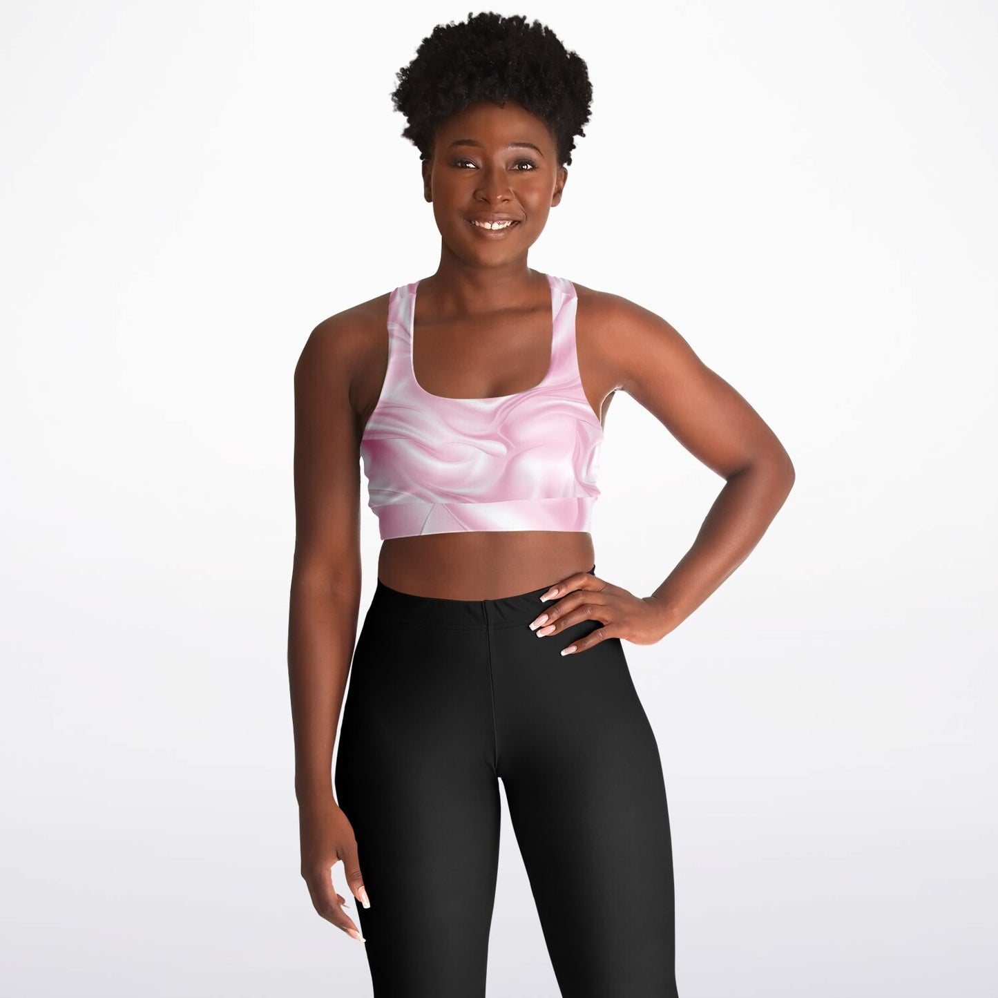 Padded Sports Bra - AOP