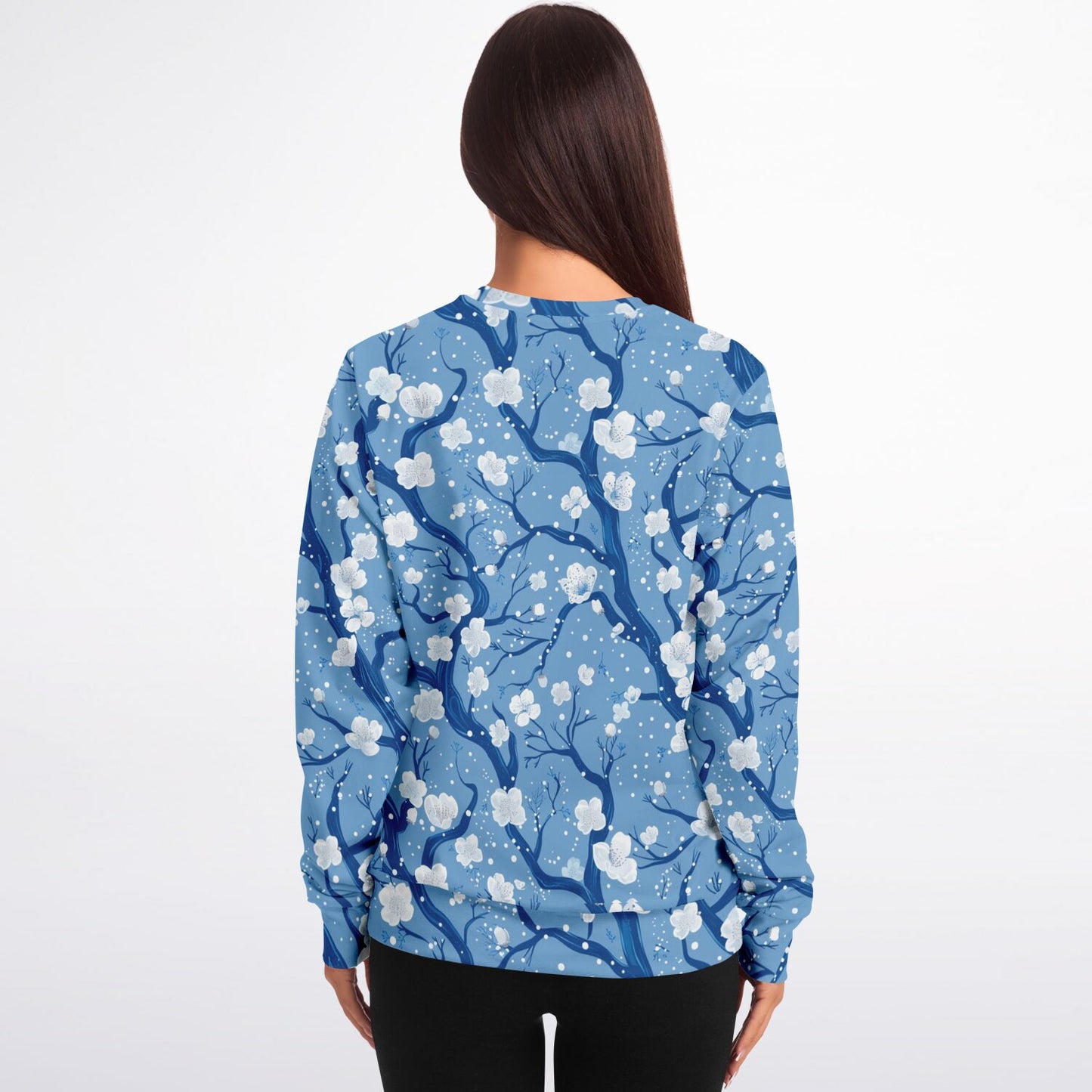 Blue poplar tree Crew Sweatshirt - AOP