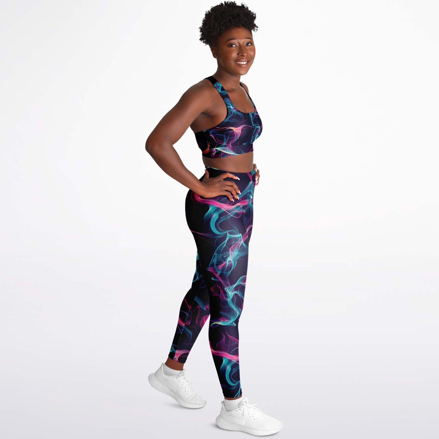 Neon Smoke 3 Padded Sports Bra & Leggings -