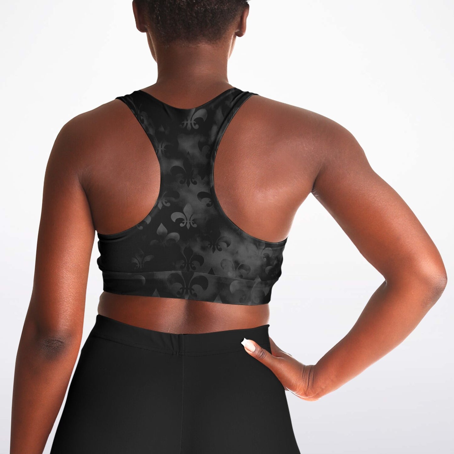 Padded Sports Bra - AOP