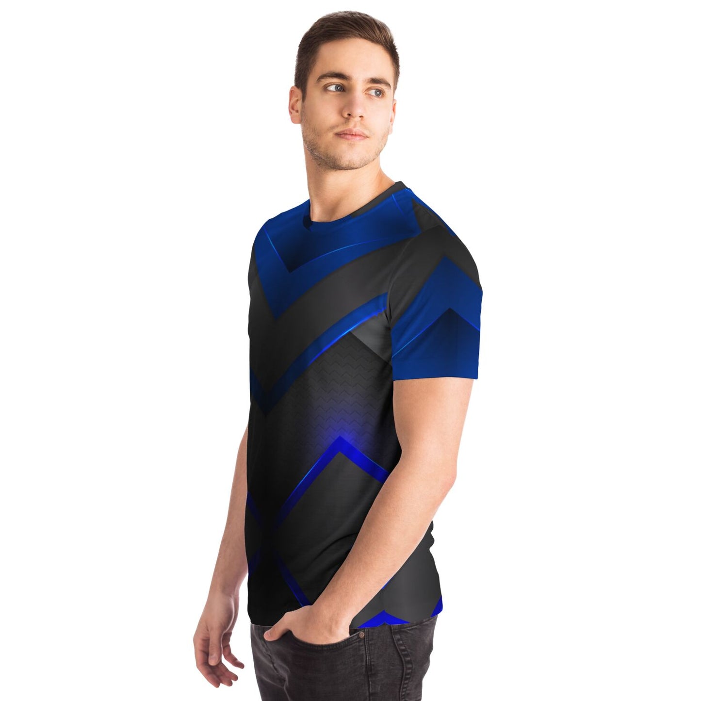 Black and Blue vector T-shirt