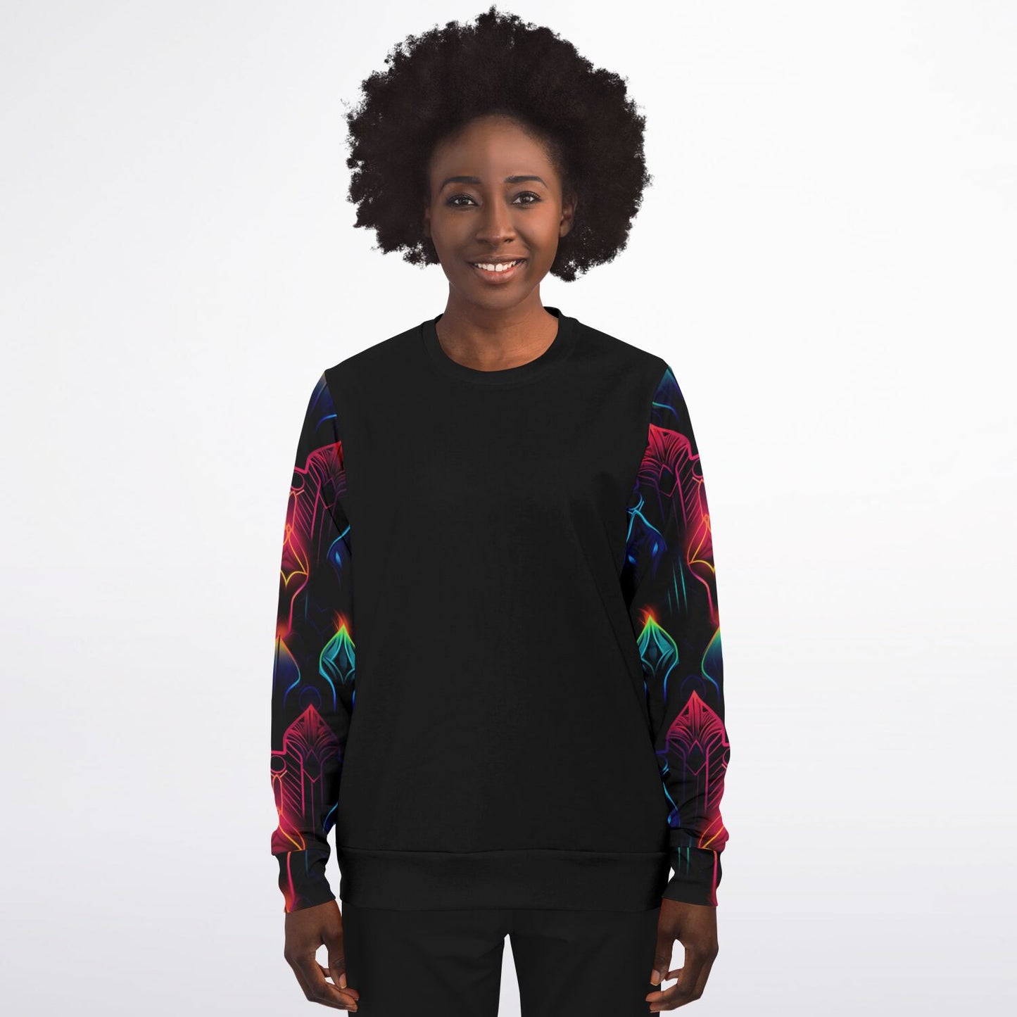Neon Lights Crew Sweatshirt - AOP D2