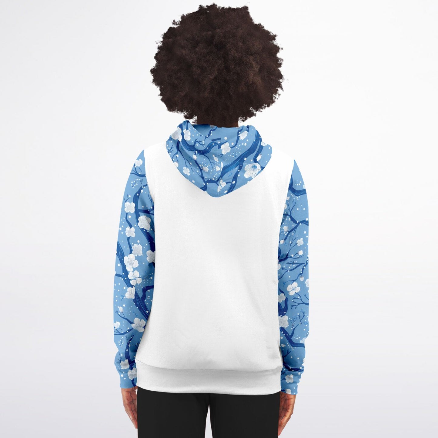 Blue poplar tree Zip-Up Hoodie - AOP