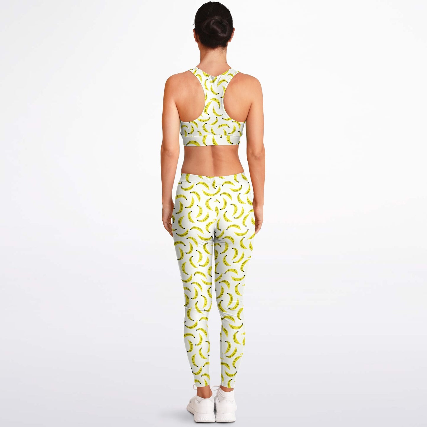 Banana's Padded Sports Bra & Leggings - AOP