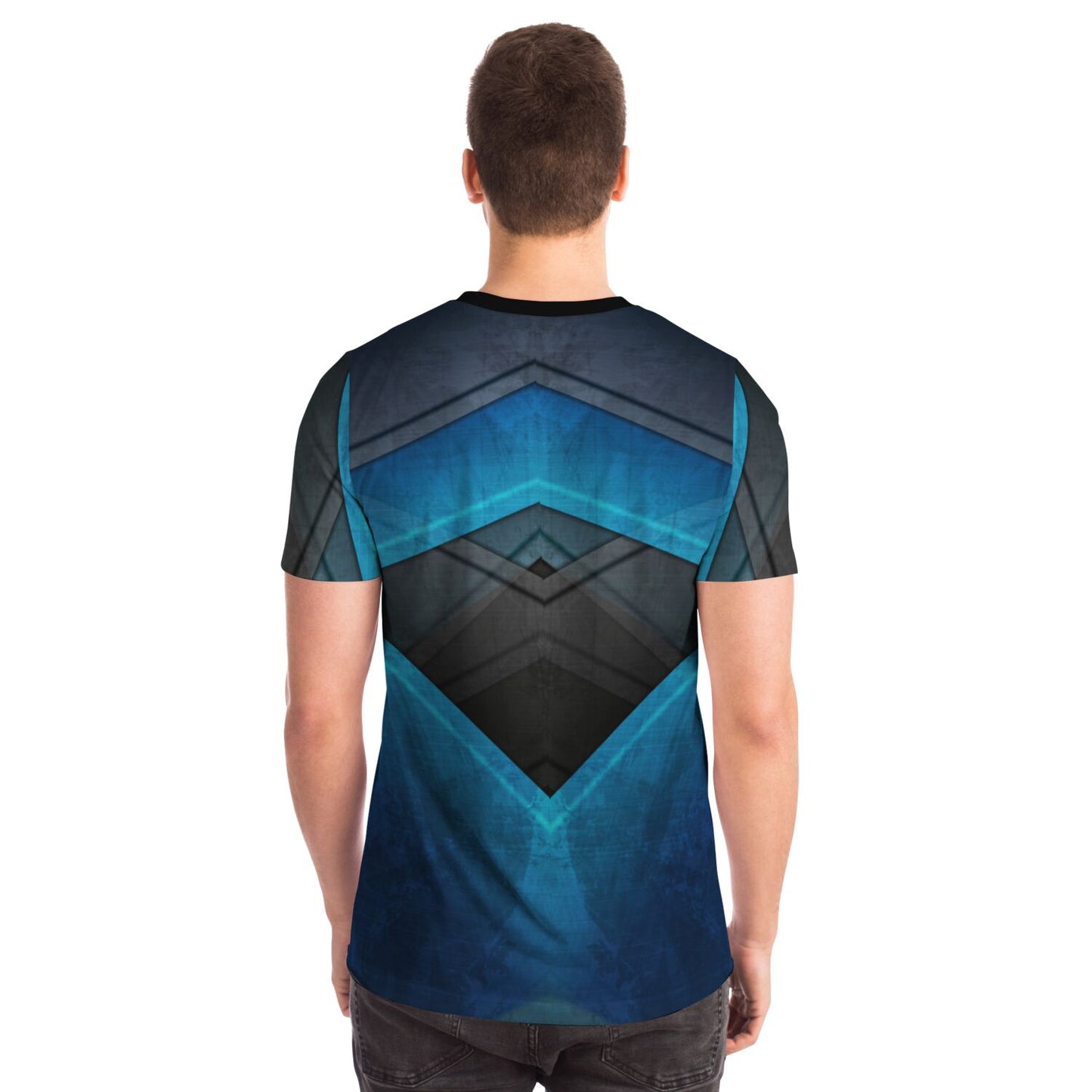 Black turquoise T-shirt