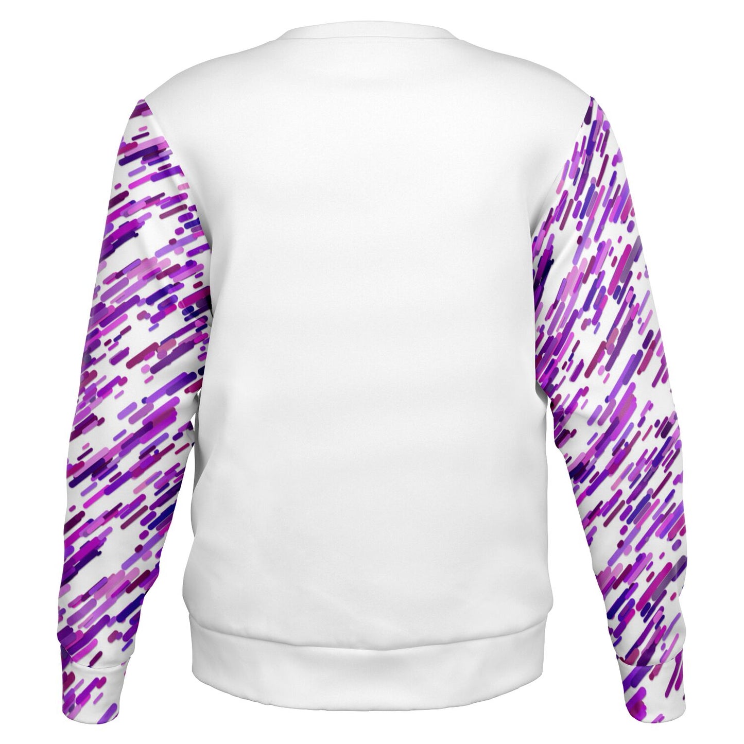 Purple abstract Crew Sweatshirt - AOP
