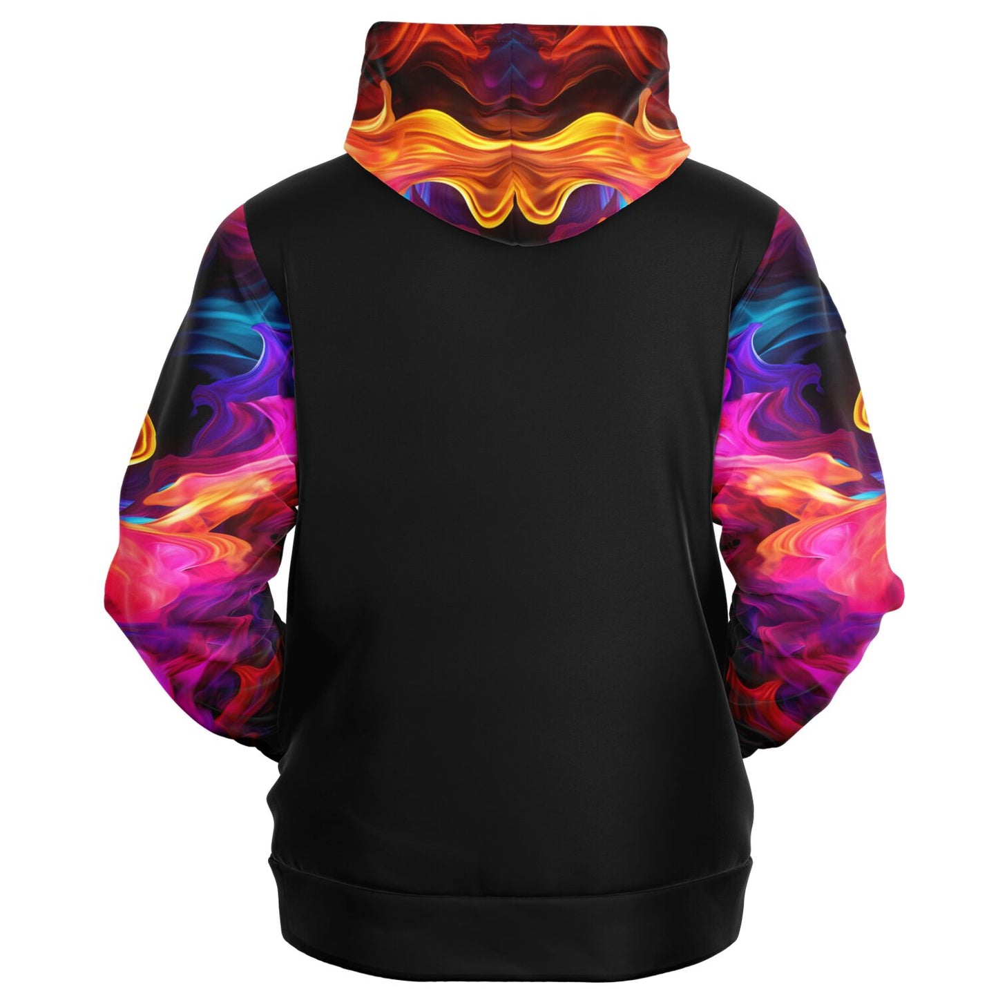 Fire and Ice Zip-Up Hoodie - AOP