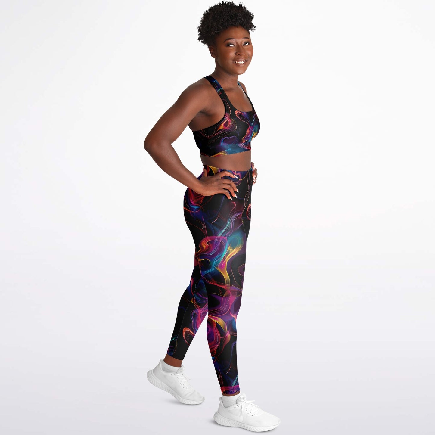 Neon Smoke 4 Padded Sports Bra & Leggings -