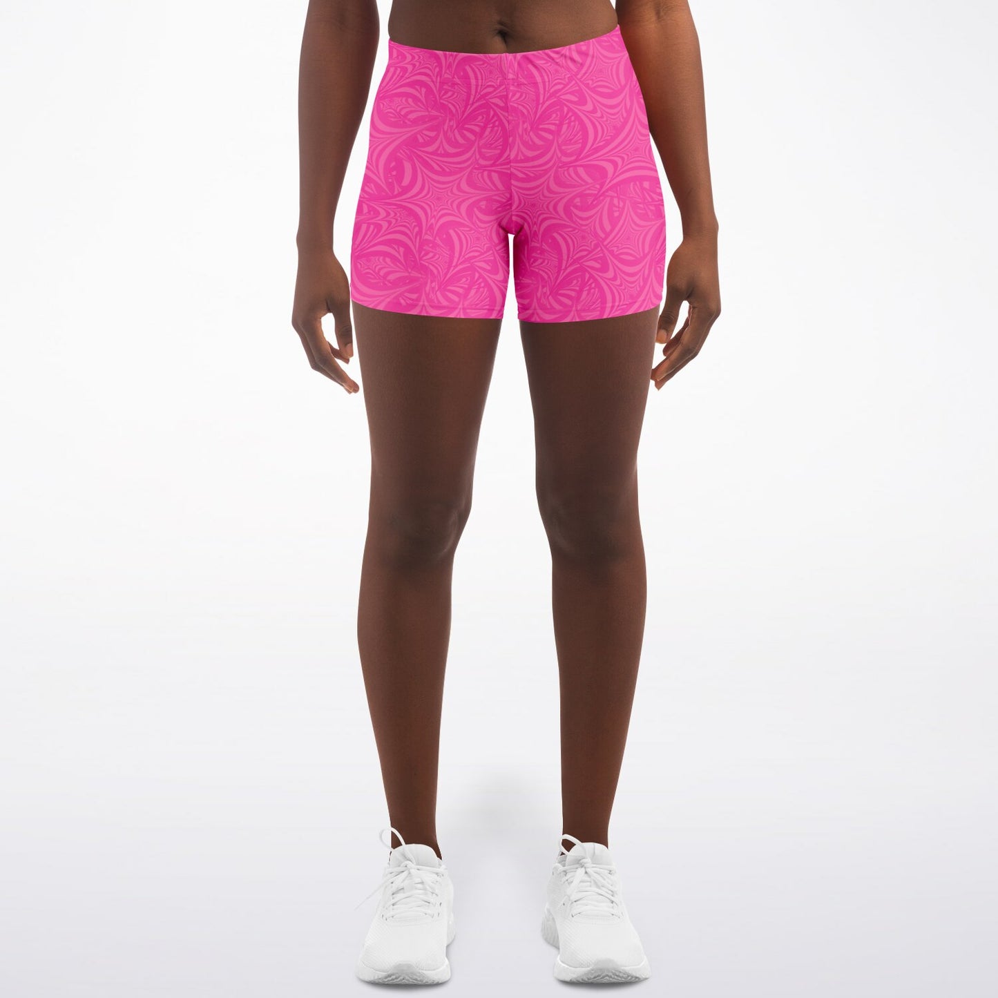 Pink stars Legging Shorts - AOP