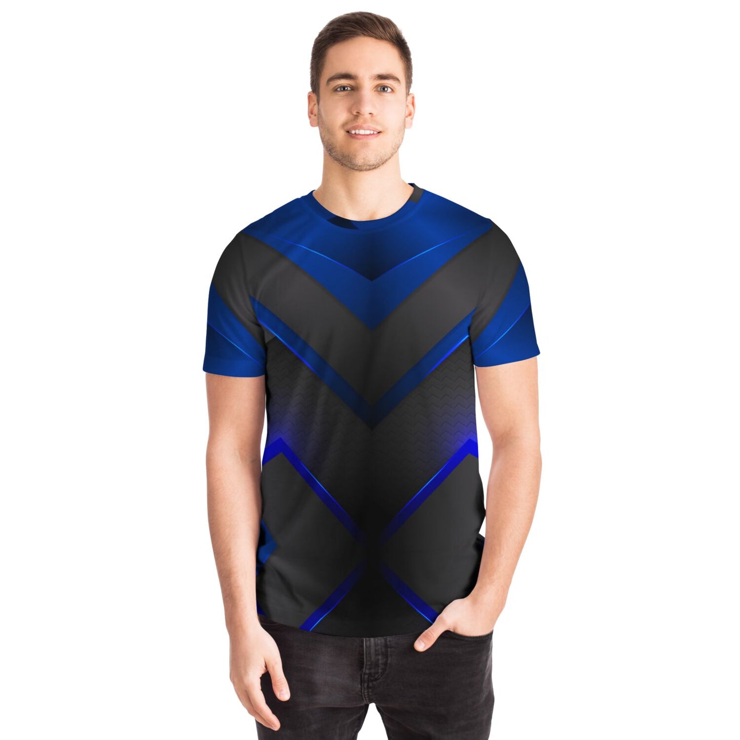 Black and Blue vector T-shirt