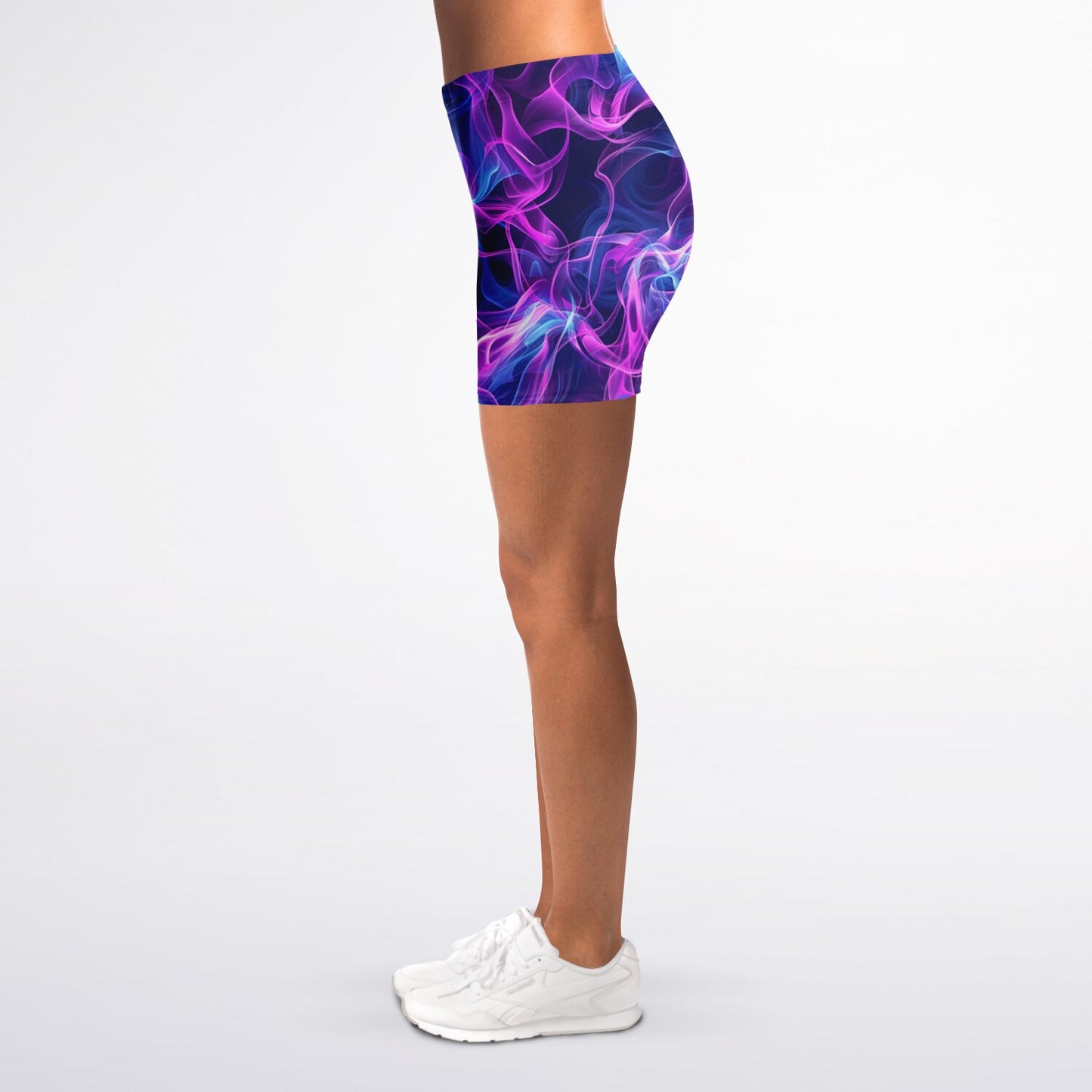 Neon smoke Legging Shorts - AOP D4