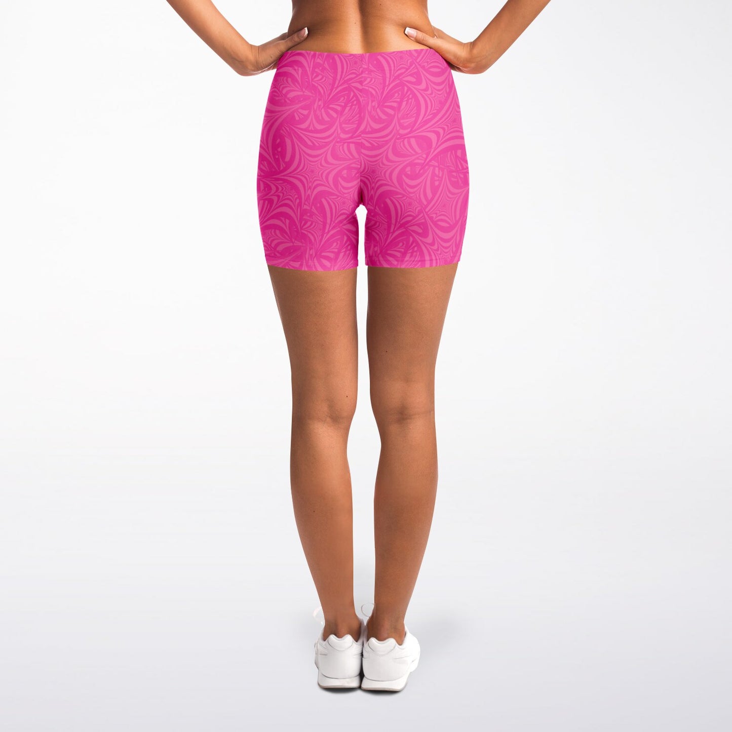 Pink stars Legging Shorts - AOP