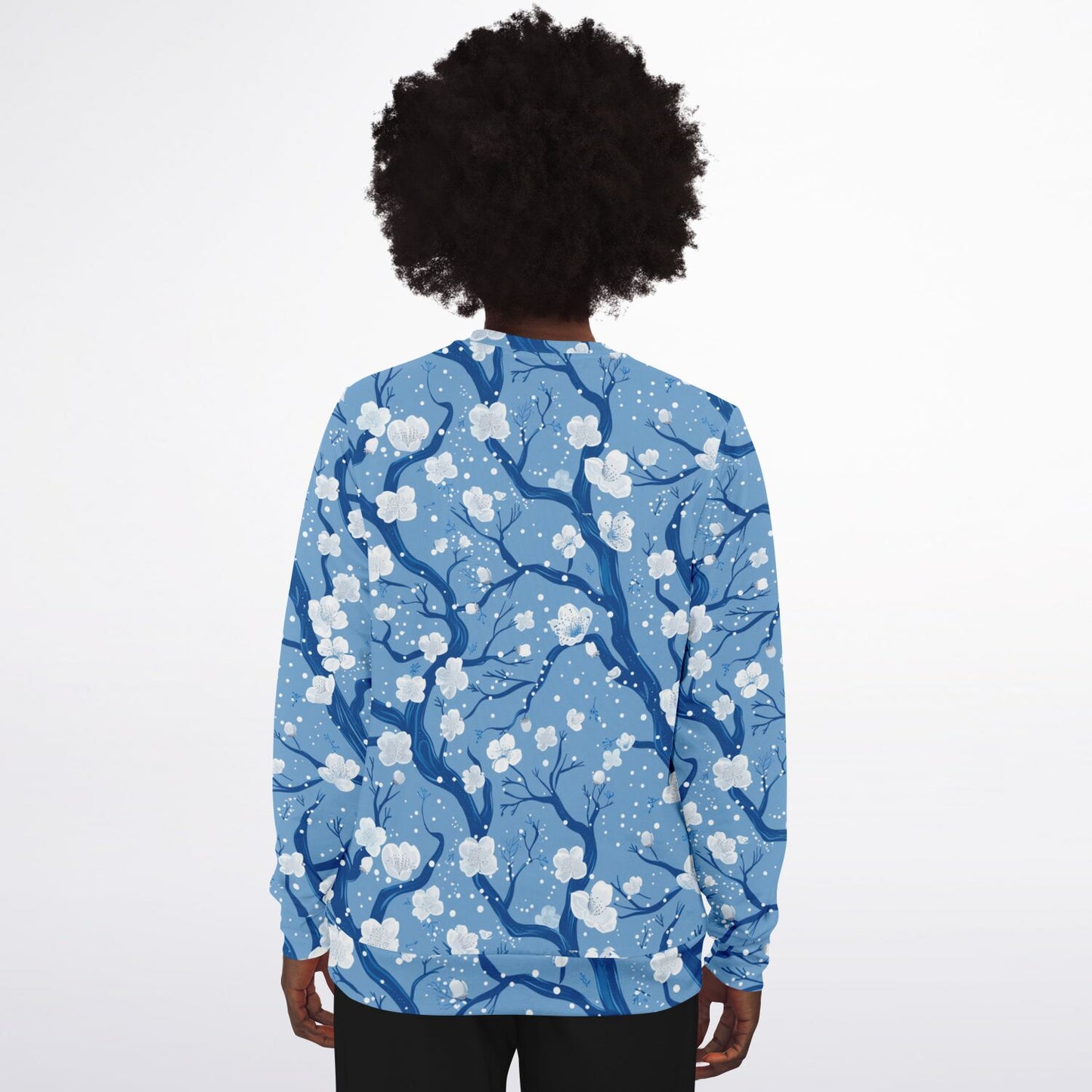 Blue poplar tree Crew Sweatshirt - AOP