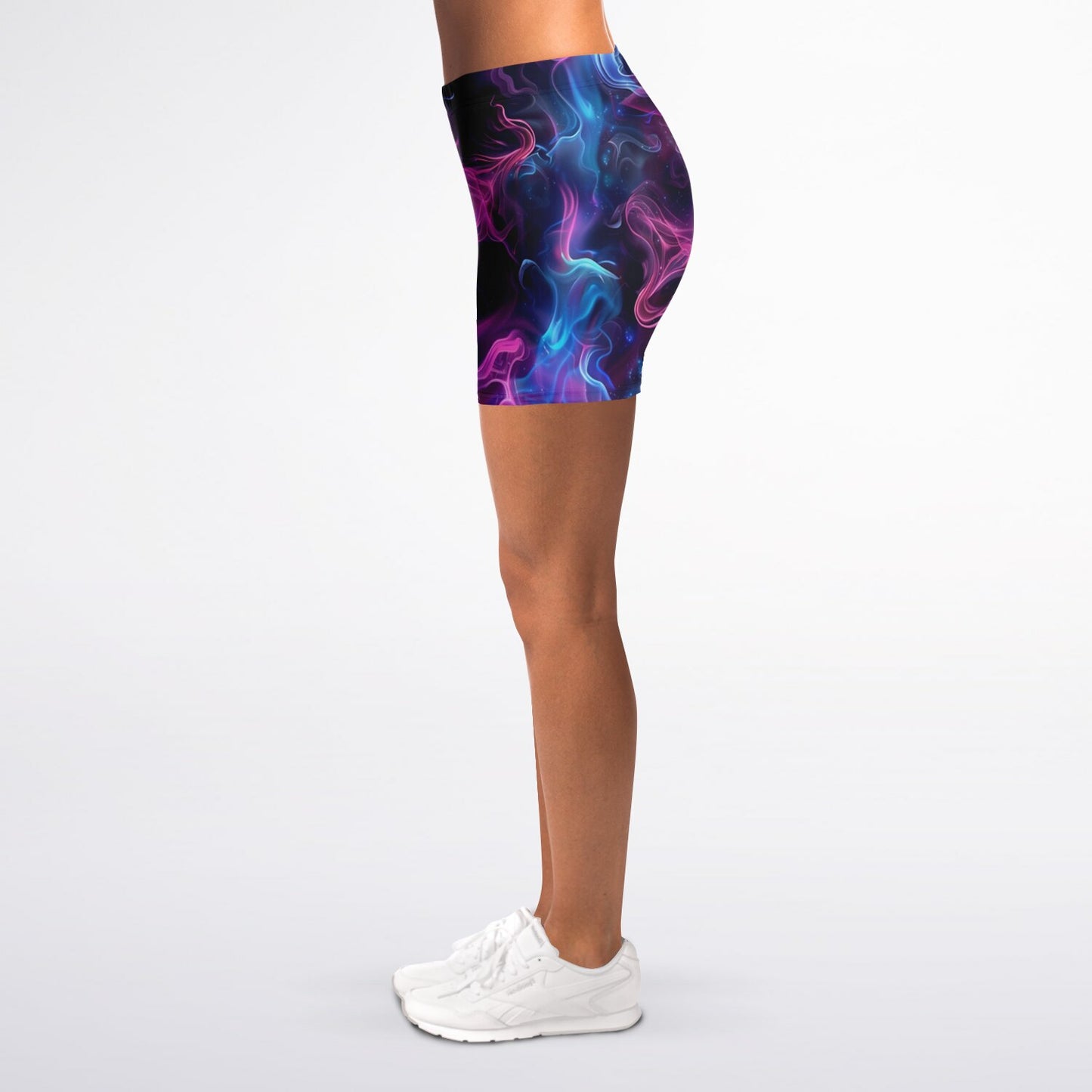 Neon Smoke Legging Shorts - AOP D5