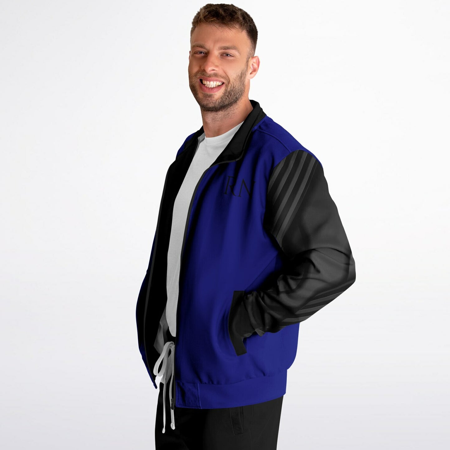 MICU Tribal Blue black Track Jacket - AOP
