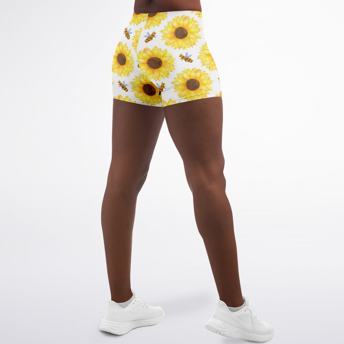 Bee's and Sunflowers Legging Shorts - AOP