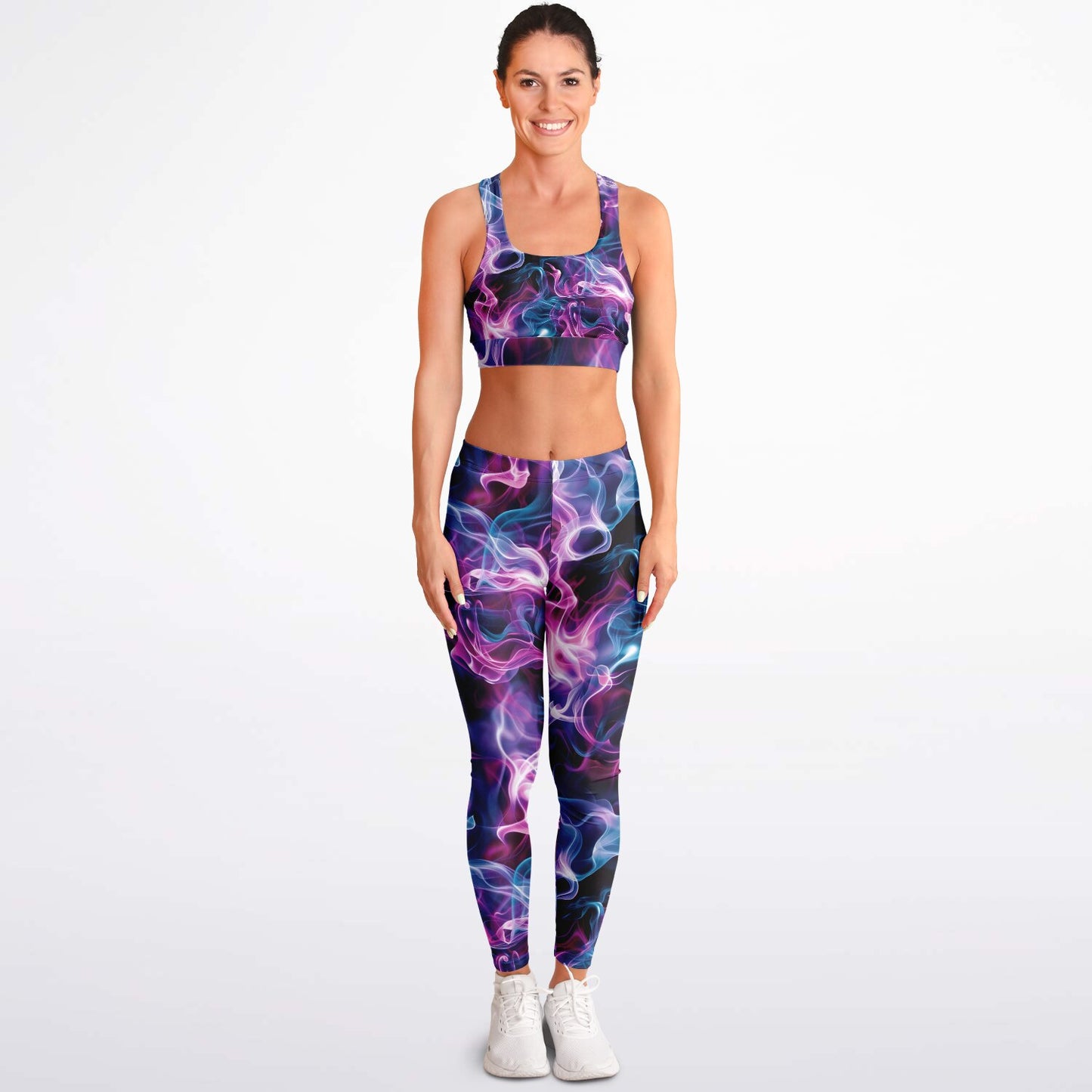Neon Smoke 2 Padded Sports Bra & Leggings -