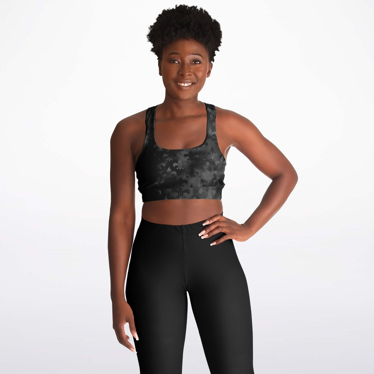 Padded Sports Bra - AOP