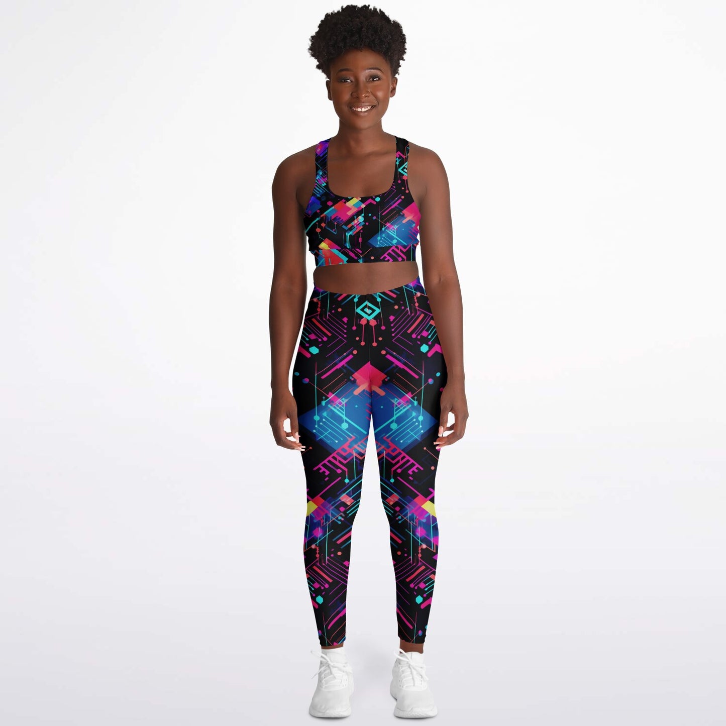 Neon 1 Padded Sports Bra & Leggings -