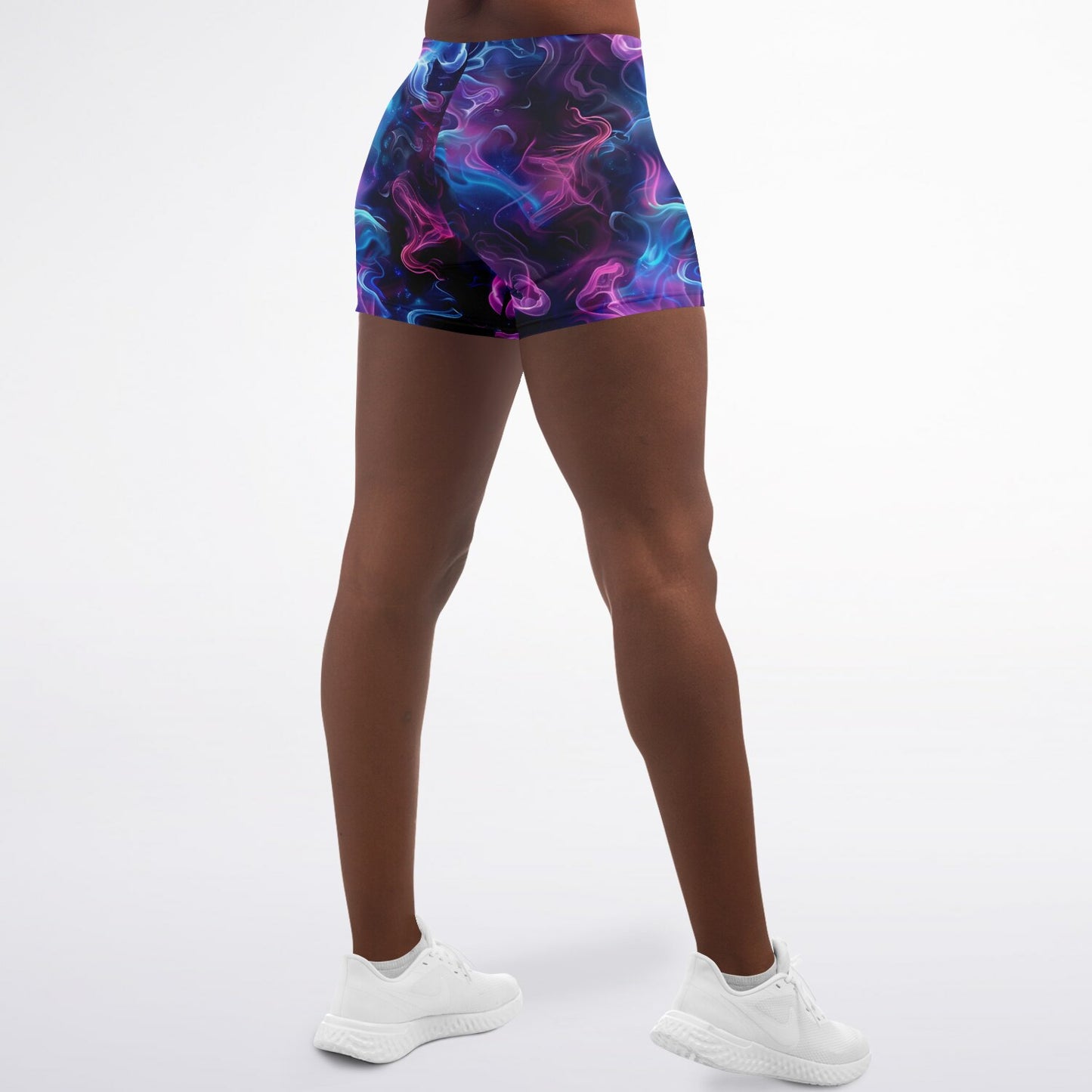 Neon Smoke Legging Shorts - AOP D5