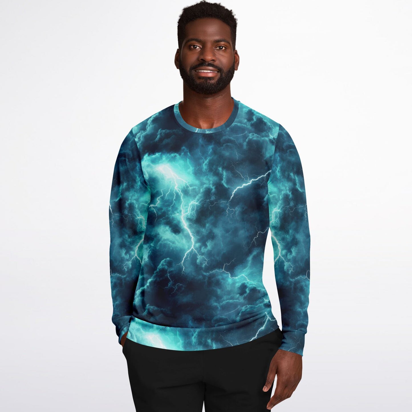 Turquoise Crew Sweatshirt -